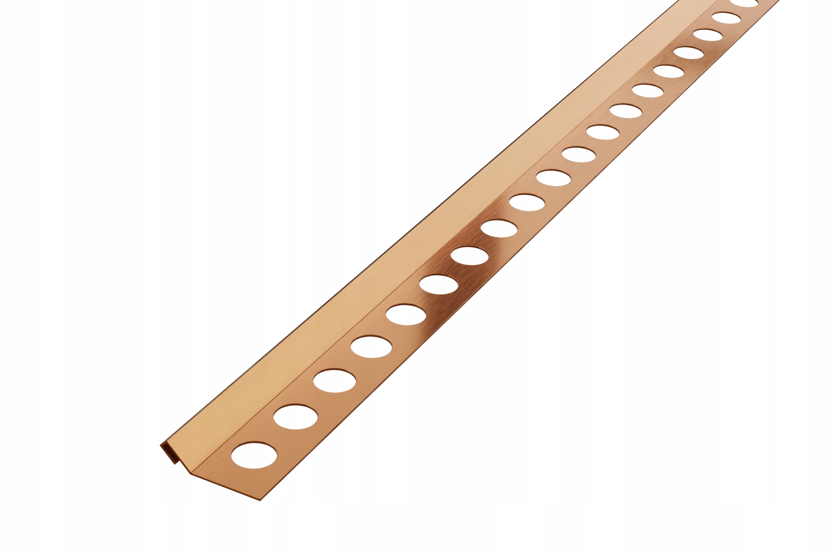 Rohový profil 45 stupňů Měděný Mat 1,2 x 270 cm