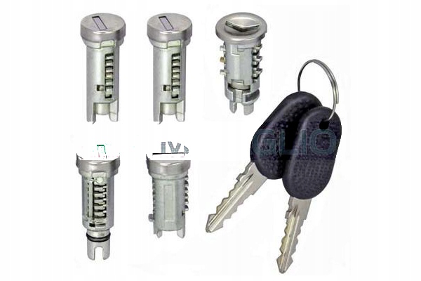 MIRAGLIO KOMPLET ZAMKÓW PRZÓD FIAT CINQUECENTO 07.91-07.99