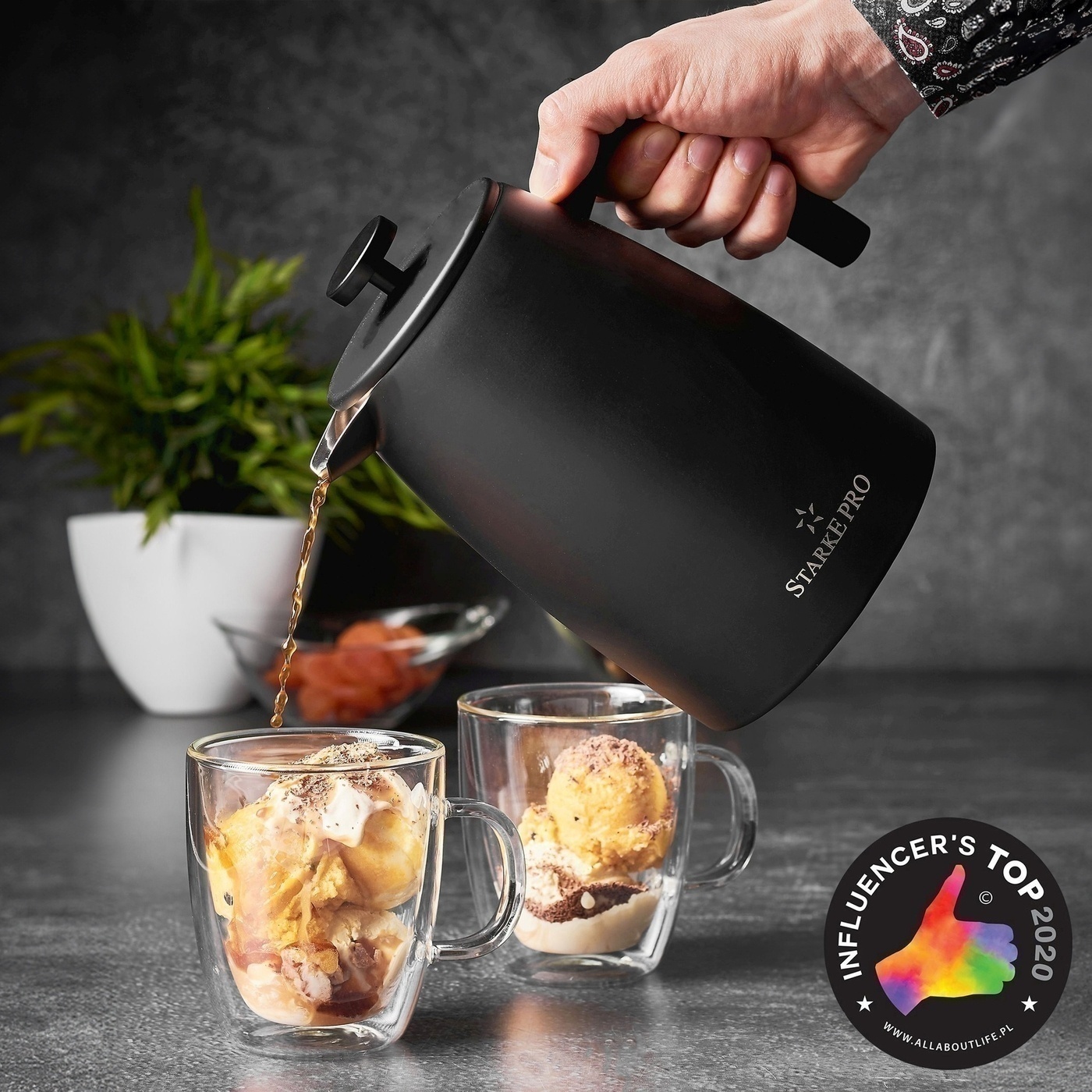 Zaparzacz kawa herbata Starke Pro Encora 1 l EAN (GTIN) 5903313412339