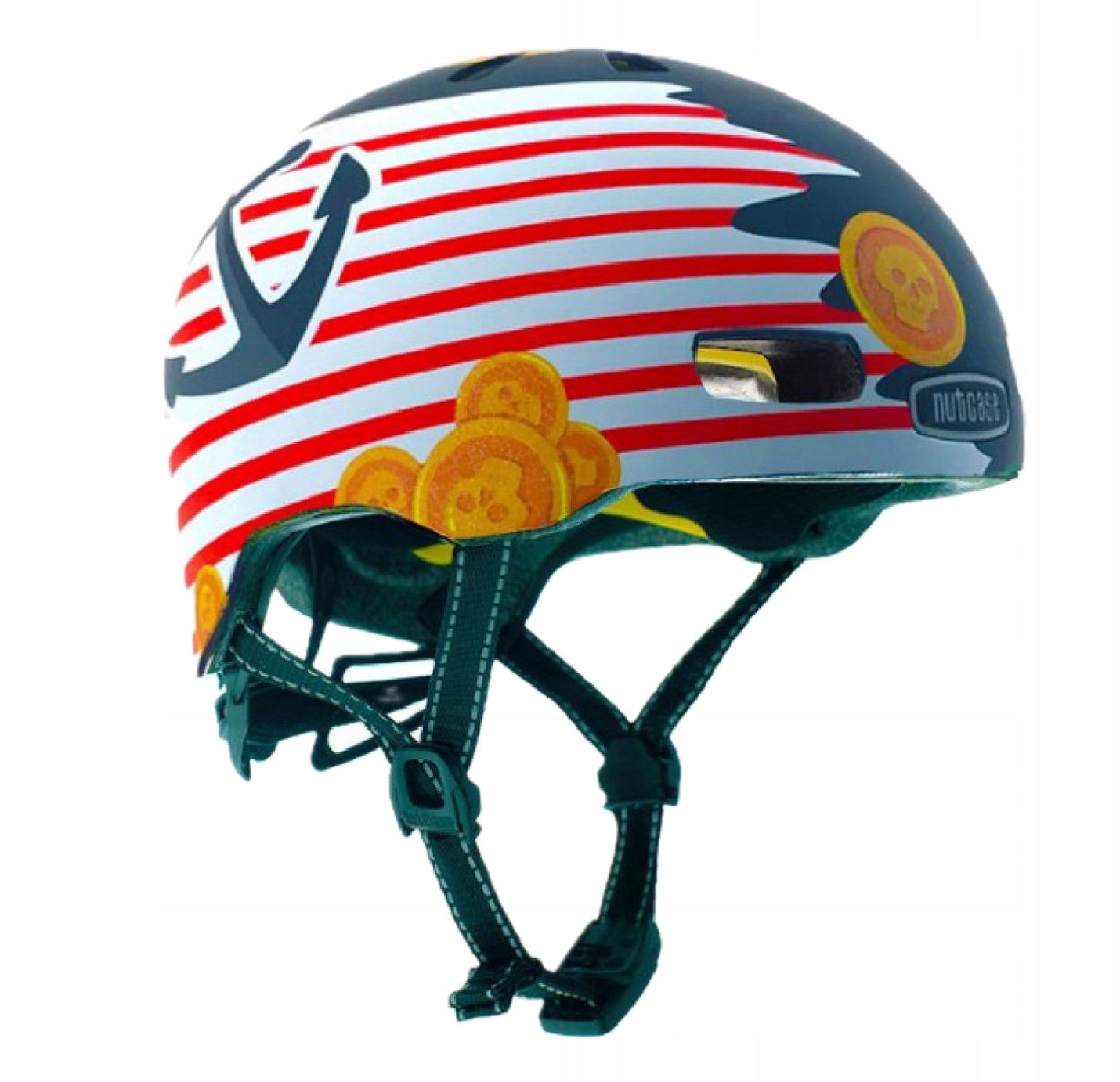 Cyklistická přilba Nutcase Little Nutty Ride The Plank Pirate Mips 52-56 cm