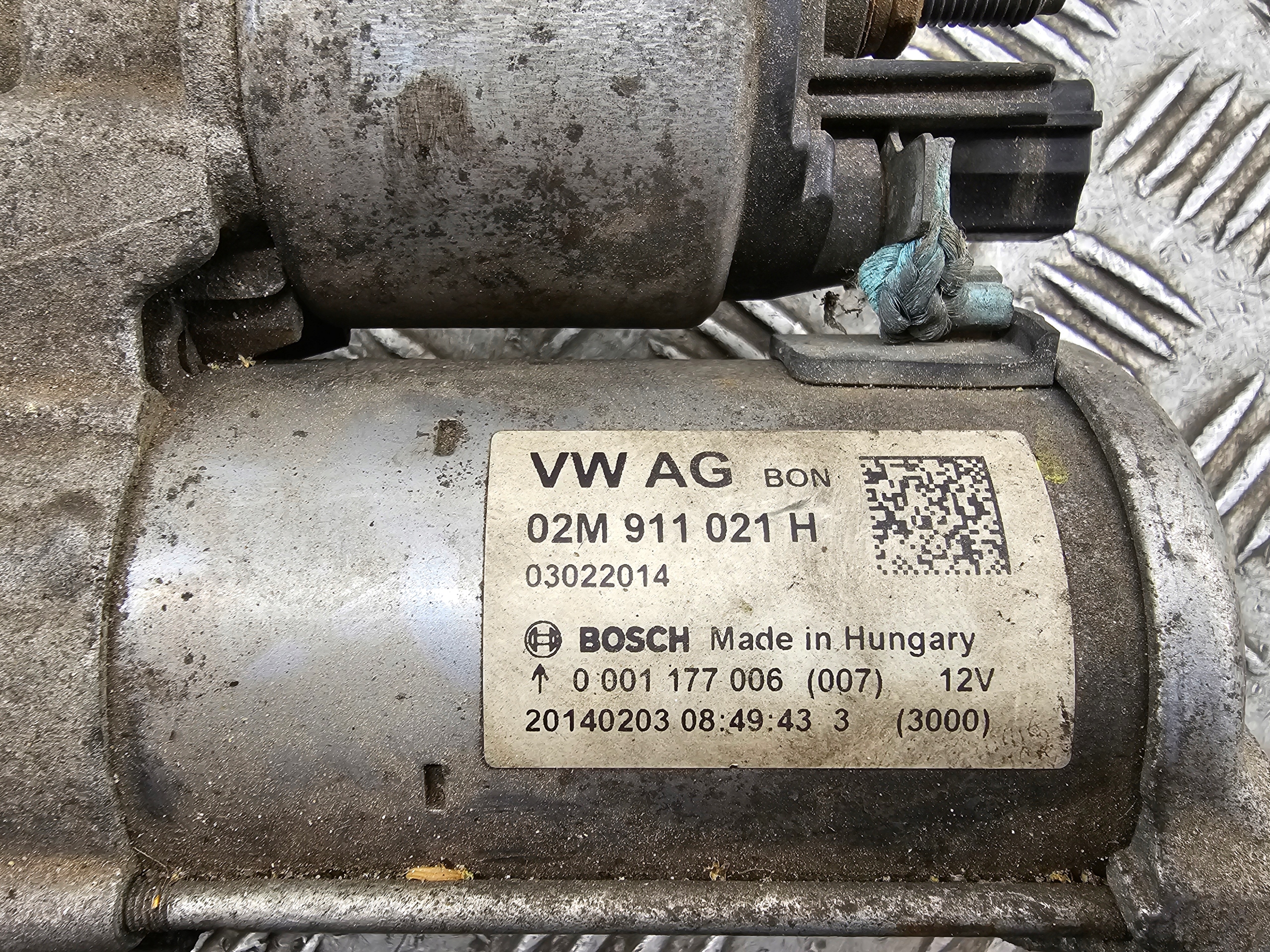 VW UP MII SKODA CITIGO starter engine 1.0MPI 02M911021H