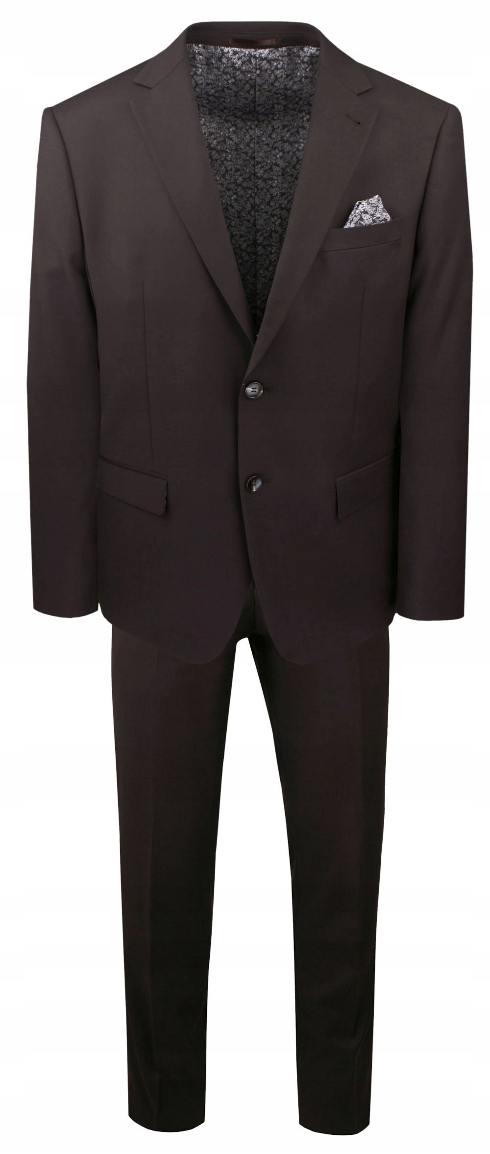 Pánský vypasovaný oblek Victorio Hnědá 182/100/86