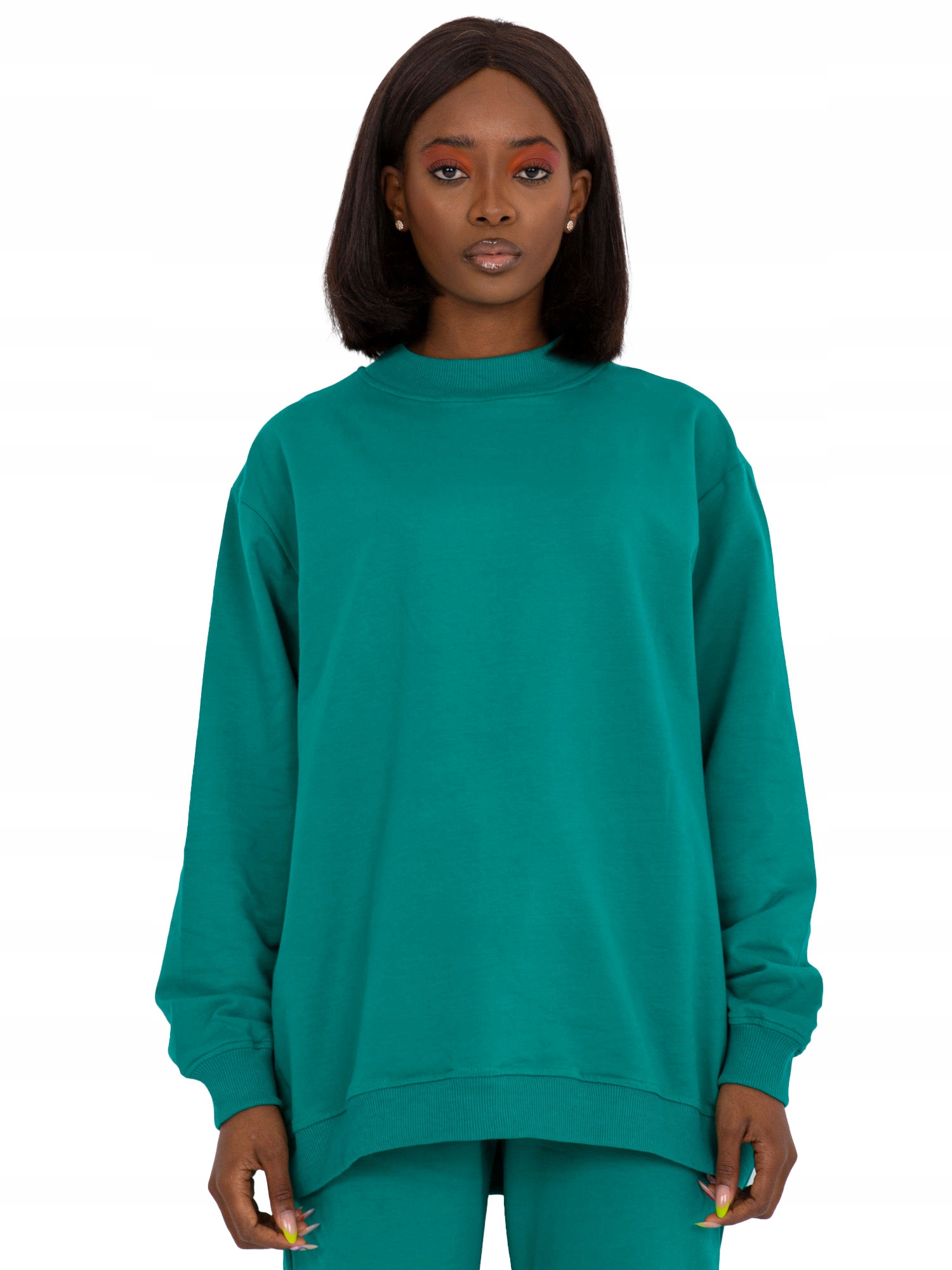 

Dresowa Bluza damska oversize z bawełny L/XL