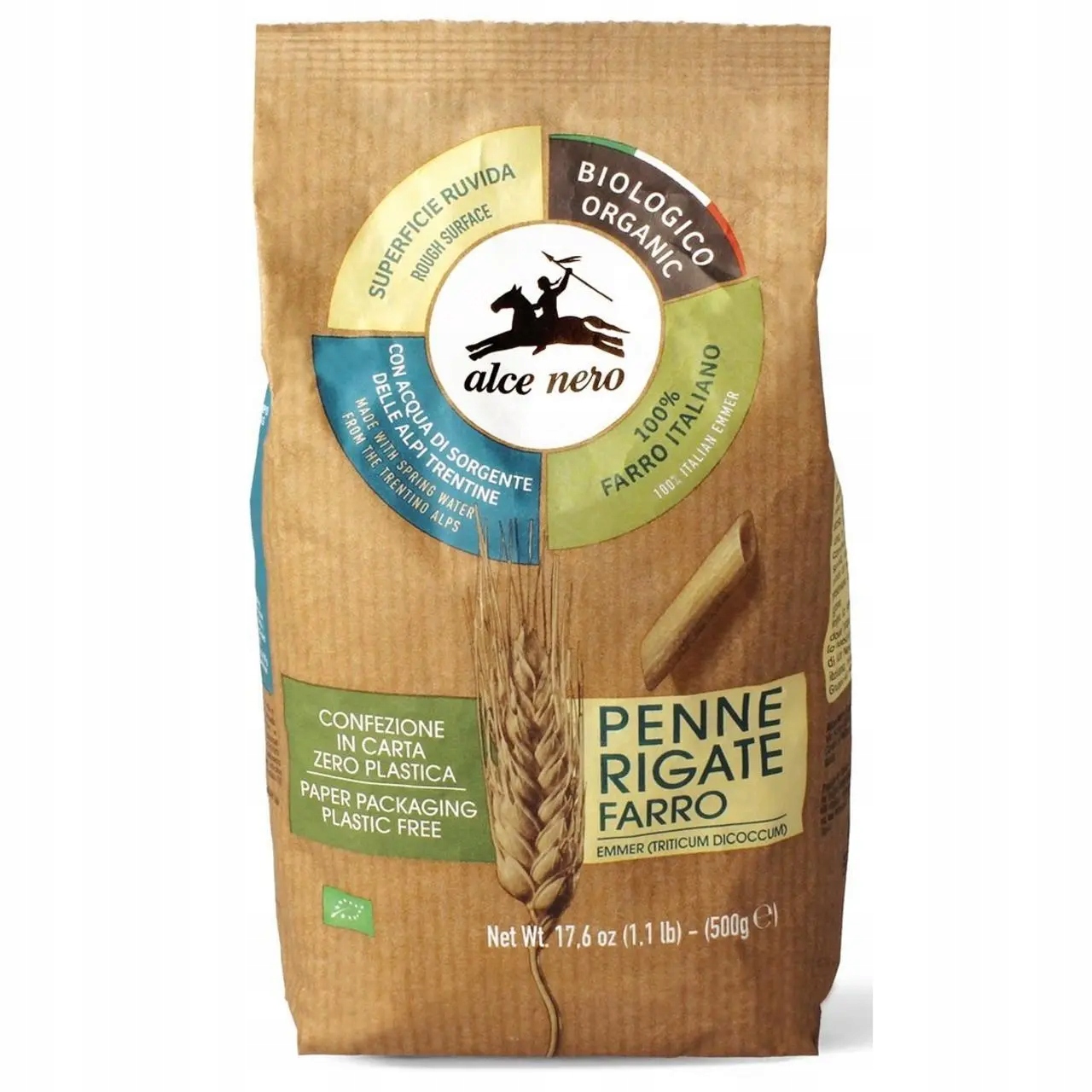 Těstoviny (z Placky) Penne Bio 500 g Alce Nero