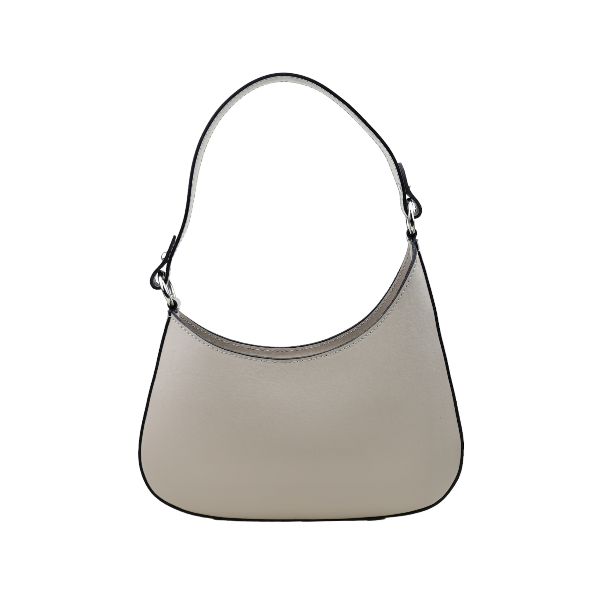 Dámská kožená kabelka Ambra Mini С tmavě béžová