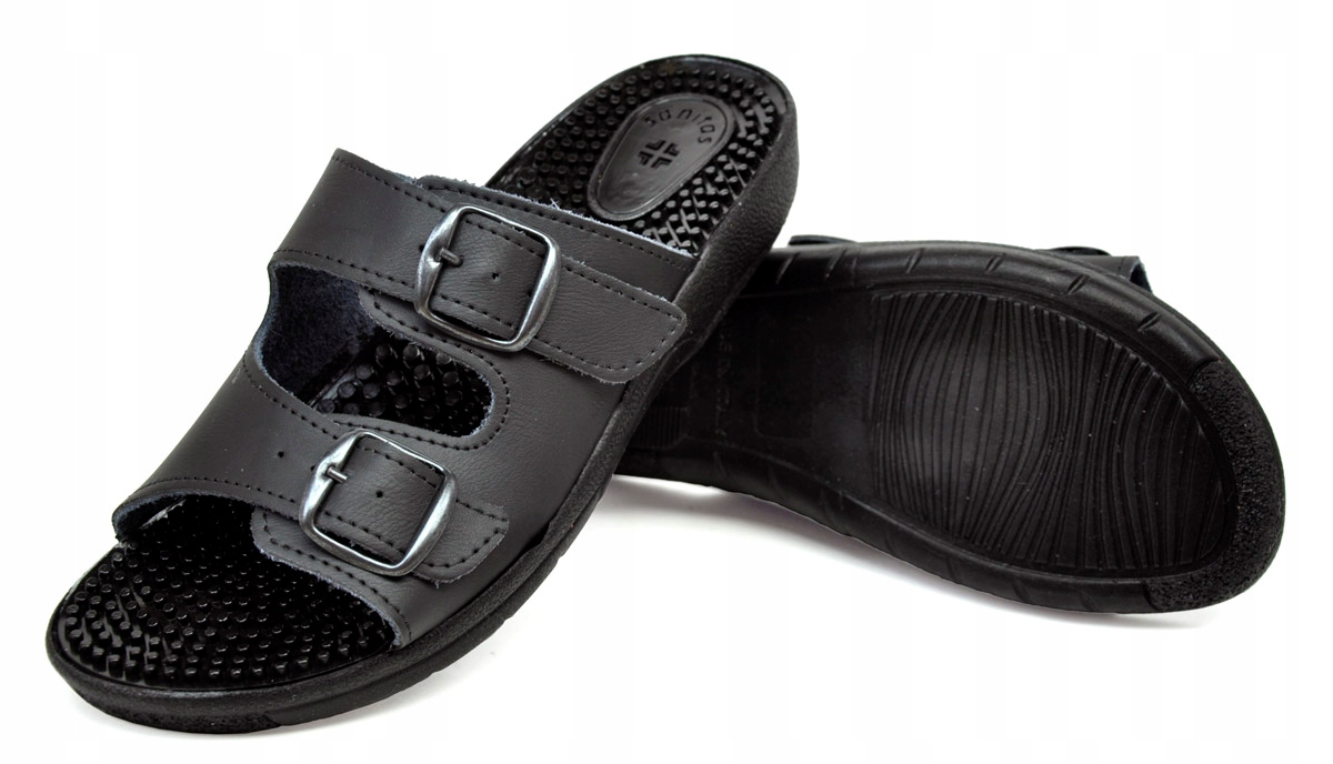 

Klapki medyczne Comfooty Nadia Black 38 Fakirki