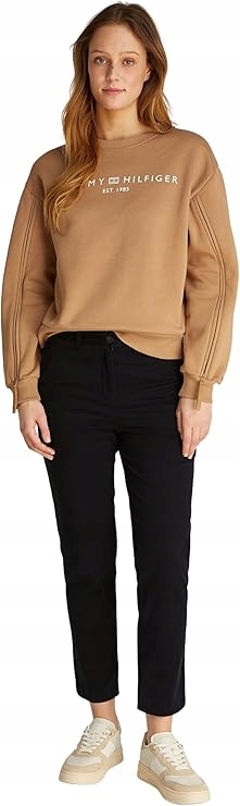Tommy Hilfiger Černé Kalhoty S Vysokým Pasem Z Bavlny 36 2F
