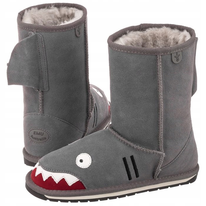 Buty Ocieplane Kozaki dla Dzieci Emu Australia Shark Putty K10589