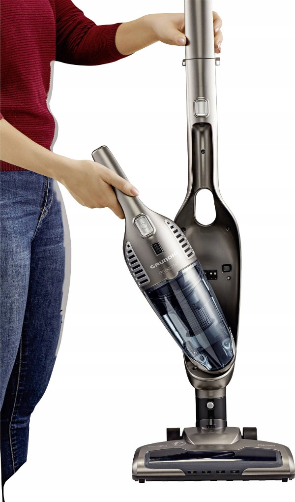 ODKURZACZ BEZPRZEWODOWY PIONOWY SKŁADNY 2w1 GRUNDIG VCH 9832 MOCNY CICHY Marka Grundig
