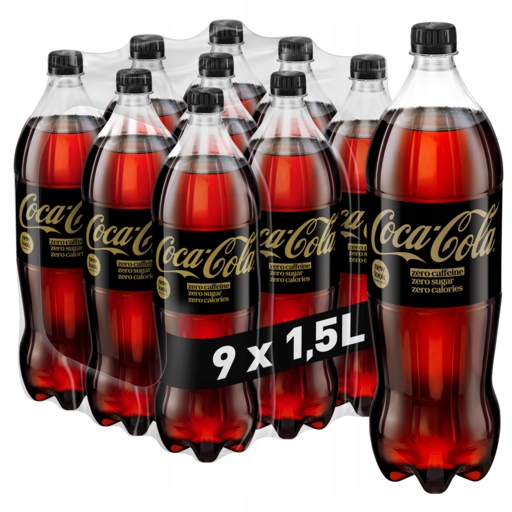 Coca Cola Napój Zero Bez Kofeiny Pet 9X1,5L