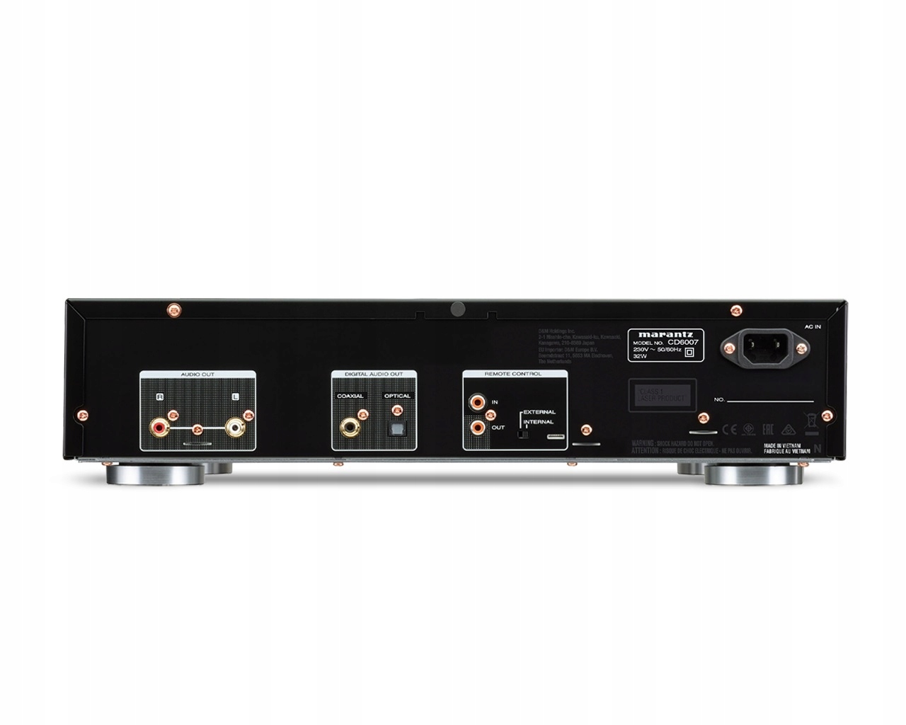 MARANTZ CD6007 Odtwarzacz CD HiFi USB Wzmacniacz Słuchawkowy Srebrno-Złoty — miniatura 7