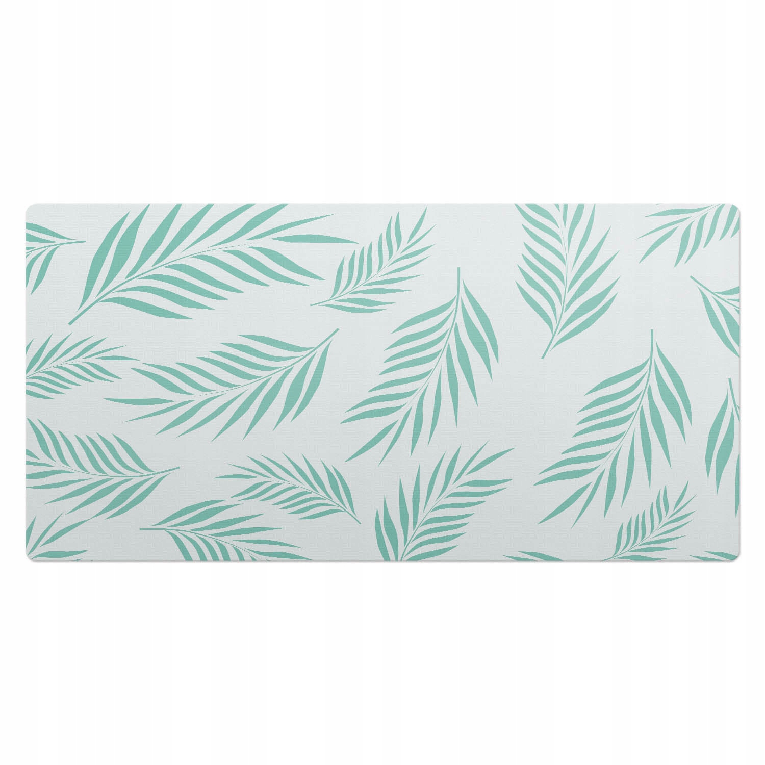 Vinylová podložka na psací stůl se stylovým potiskem Vzor palmových listů 100 x 50 cm