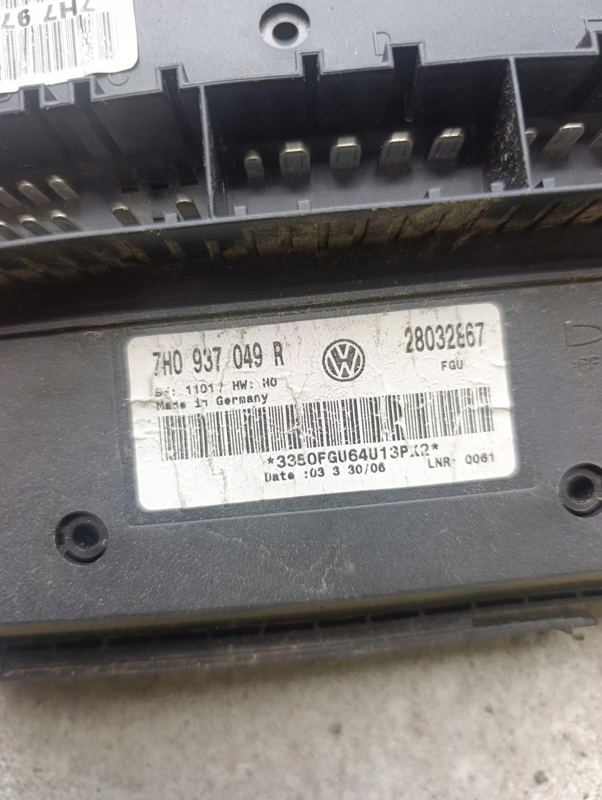 VW T5 Unité commande confort T5 7H0937049R