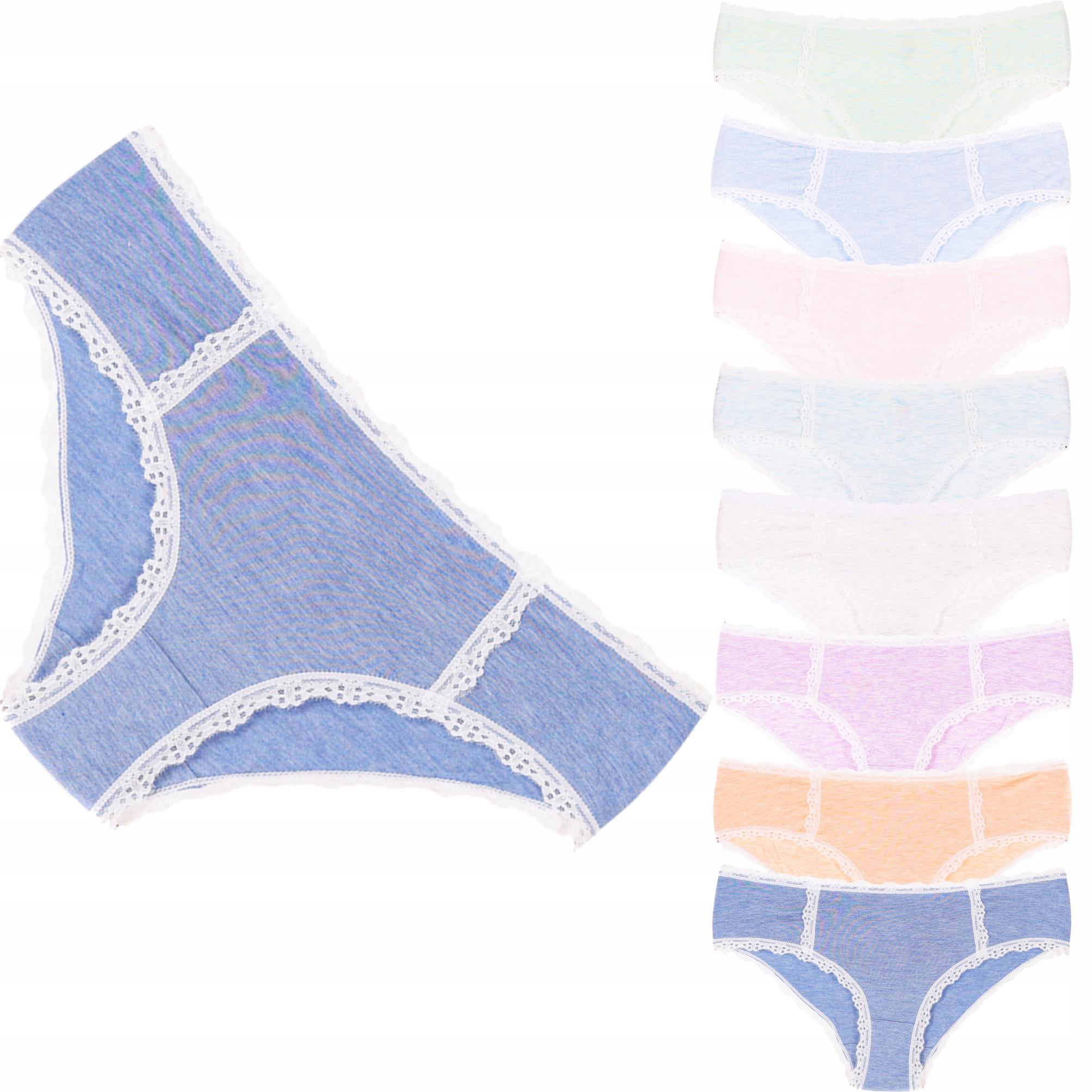 

Komplet Majtki damskie Figi Bawełniane Orirose