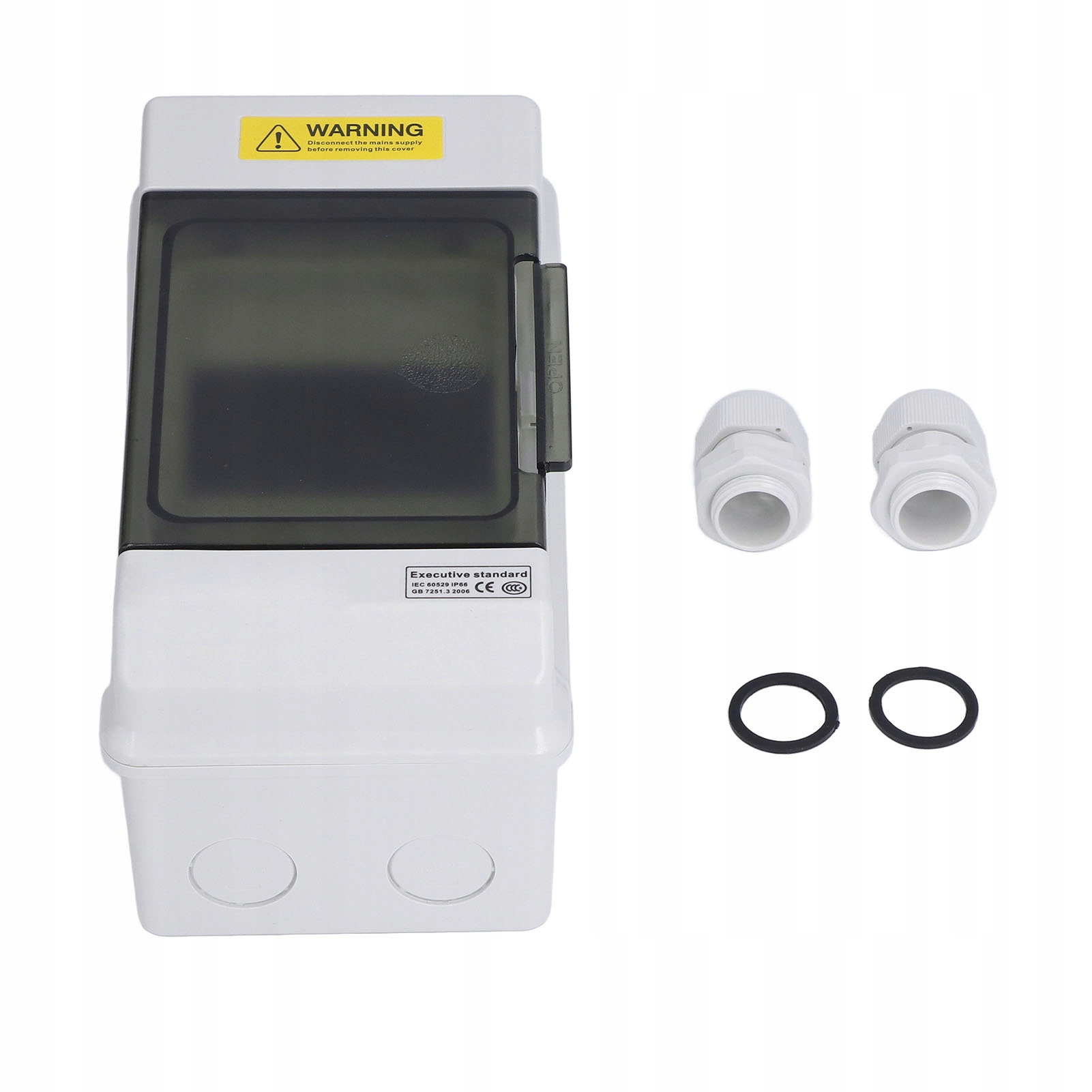 4 Way Waterproof Junction Box Distribution Plastic with Transparent Cover
