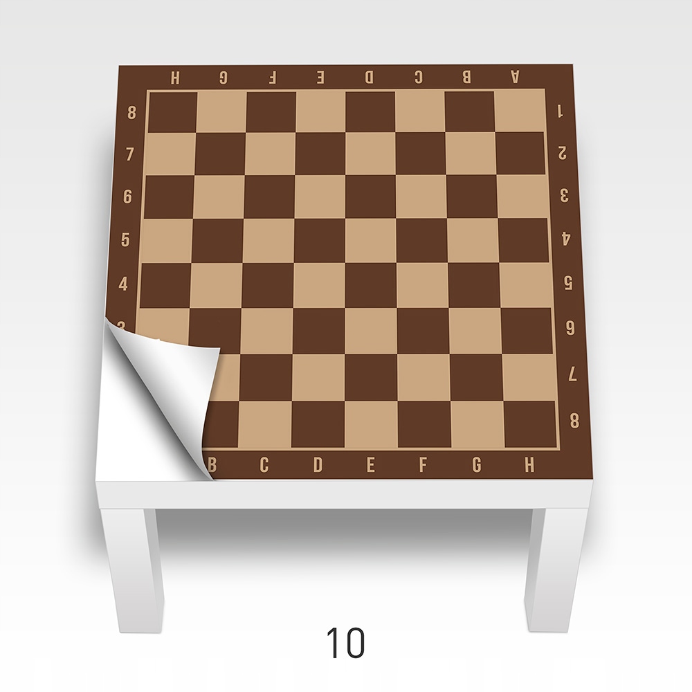 

Naklejka na stolik Ikea Lack gra chińczyk warcaby