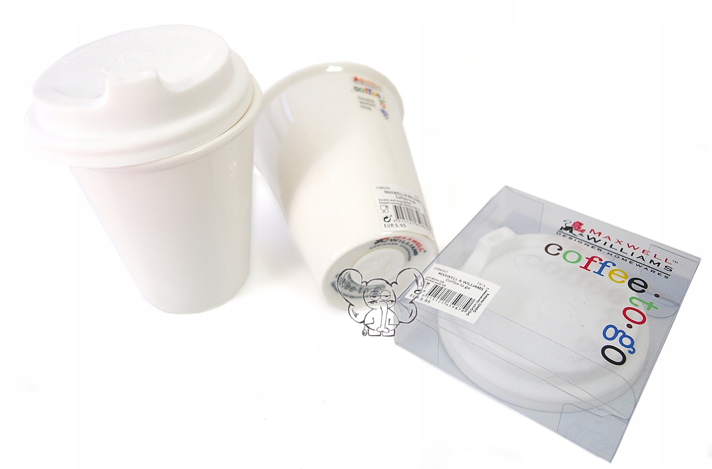 KUBEK MAXWELL & WILLIAMS Z POKRYWKĄ 2 SZT. Marka inna