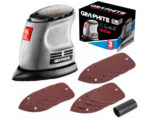 

Graphite Szlifierka Oscylacyjna Delta 105W 59G335