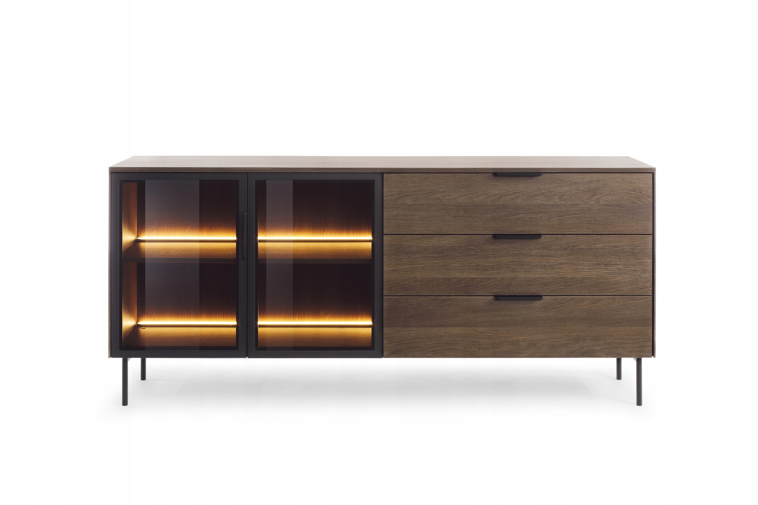 Komoda Gloria 181,3 cm do obývacího pokoje Ložnice Dub
