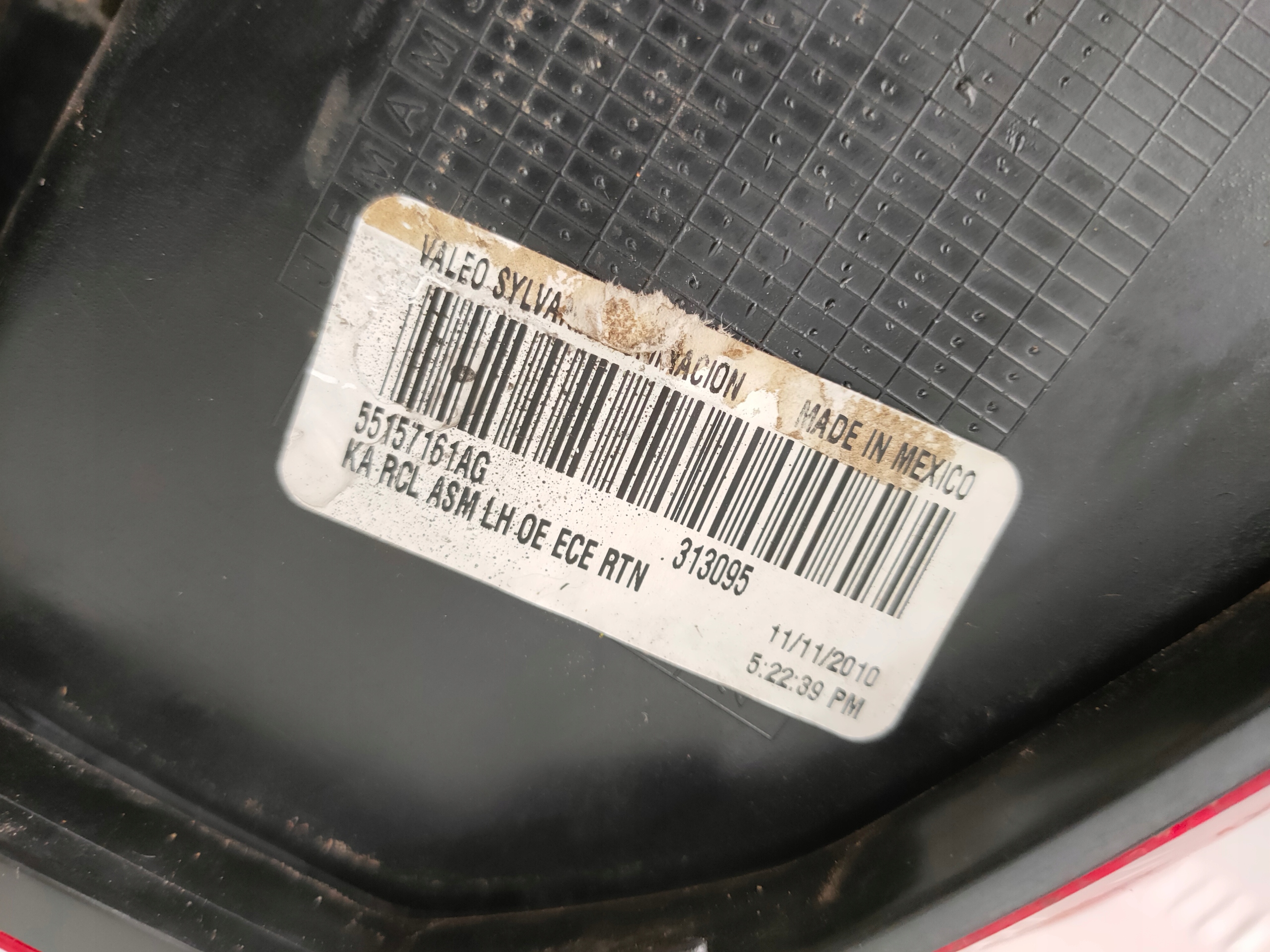 DODGE NITRO 07-12 light rear left rear part 55157161AG OE