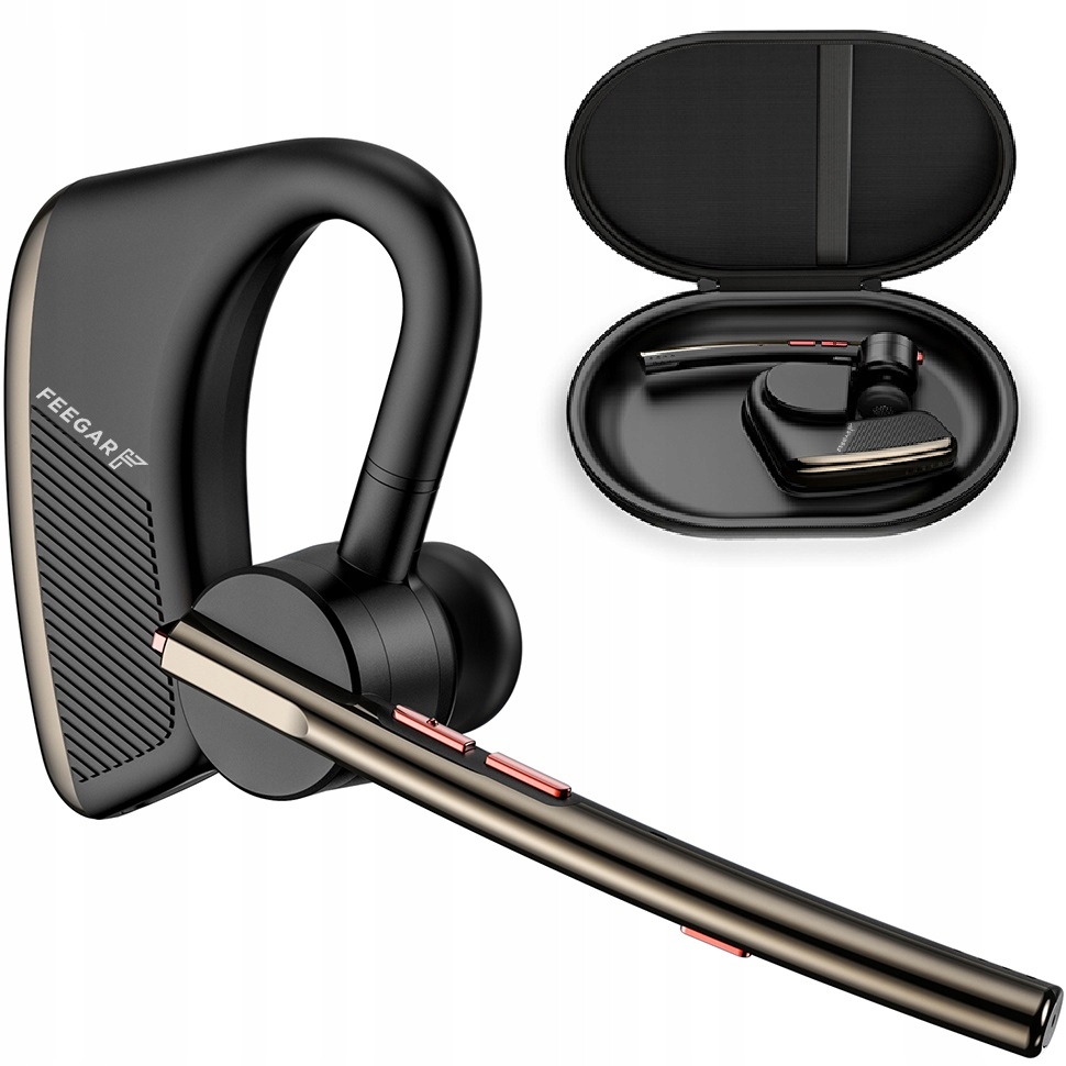 

Słuchawka Bluetooth 5.2 Feegar Bond Se CVC Dsp