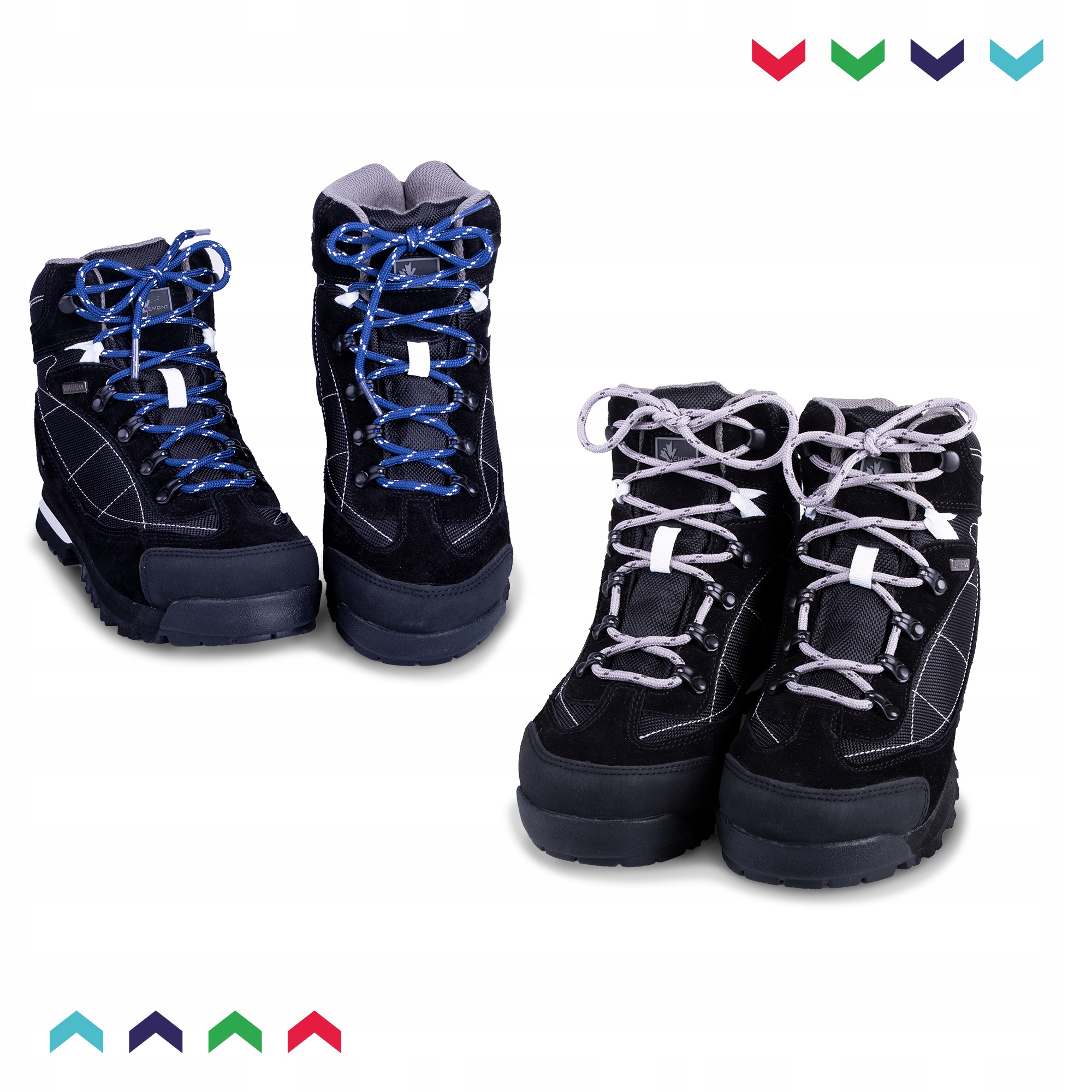 Sznurówki TREKKINGOWE sznurowadła dł 90 cm k. 300 Rodzaj okrągłe