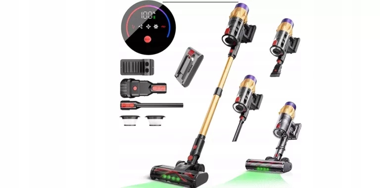 Bezprzewodowy Odkurzacz Pionowy 50000PA Blossom V18 Do Domu Samochodu Si