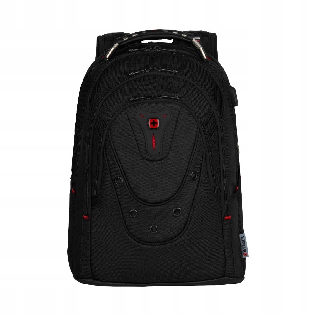 Wenger Ibex Ballistic Deluxe 17" Batoh na notebook, čierny 606493