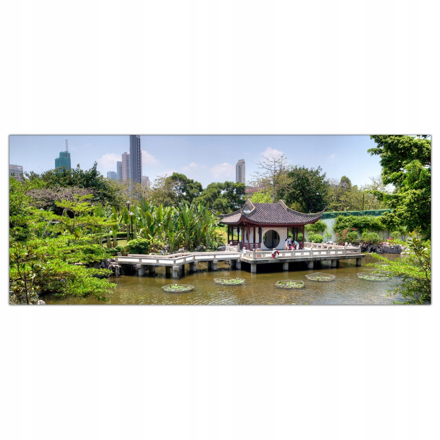 

Obraz Szklany Foto-obraz Chiny Ogród Sztuka 125x50