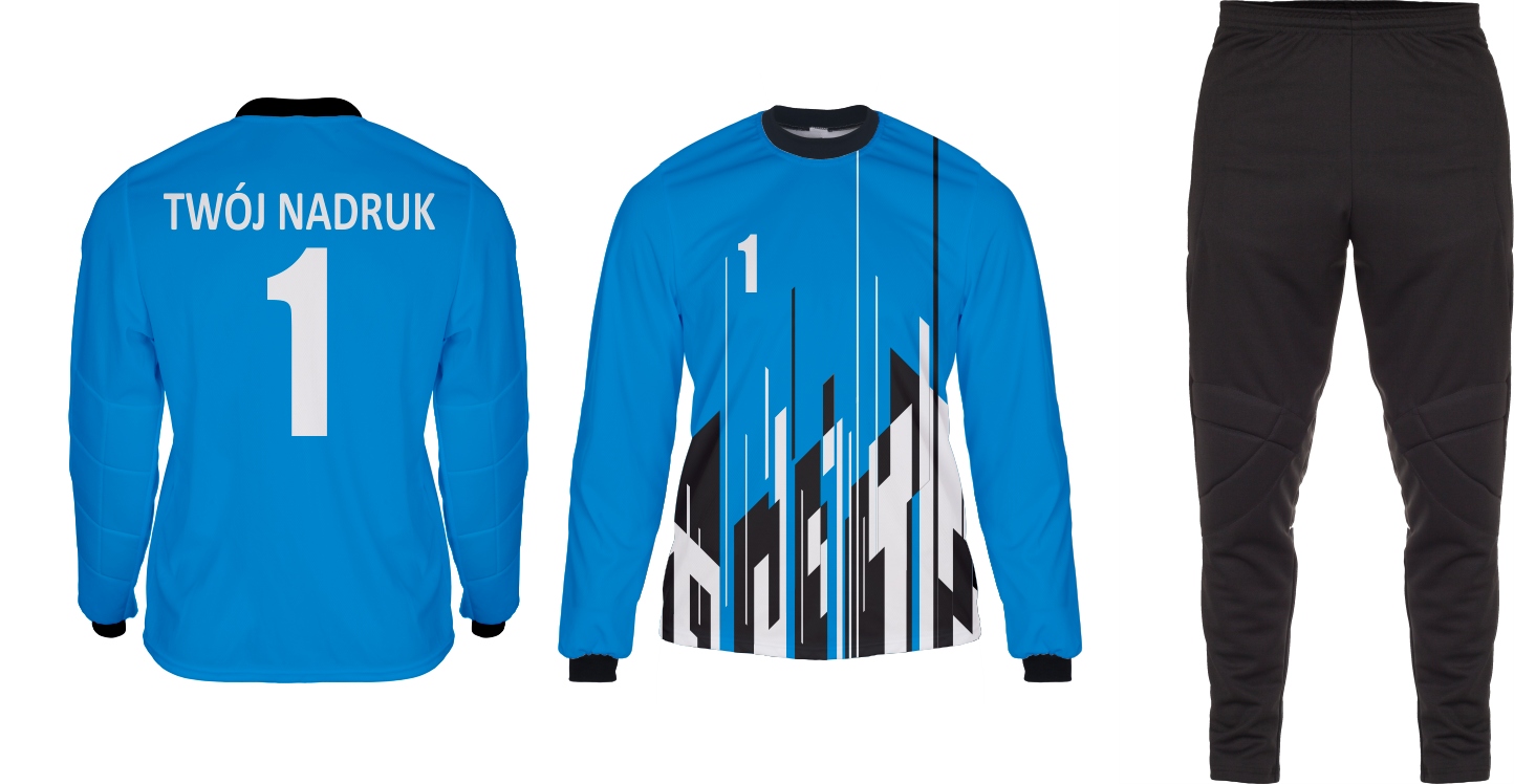 brankářská souprava mikina dlouhé kalhoty Tvůj Potisk 9.1 Modrá velikost 128