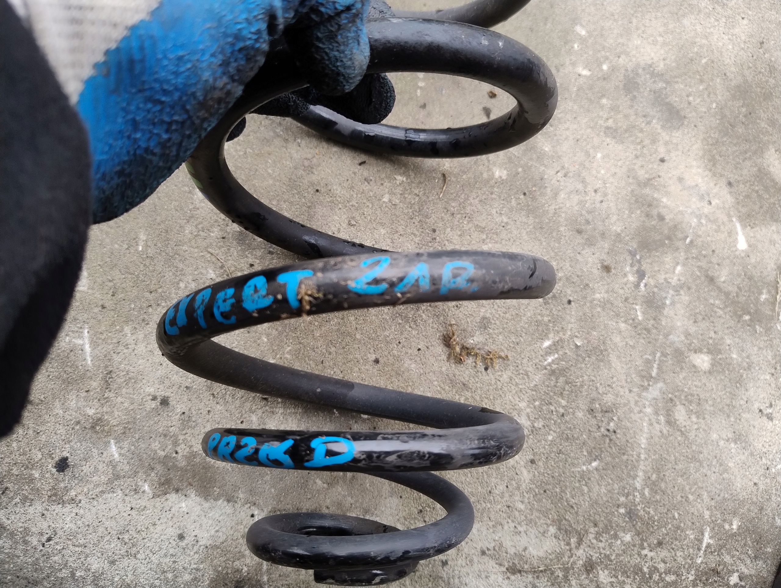 spring springing front PEUGEOT Expert III
