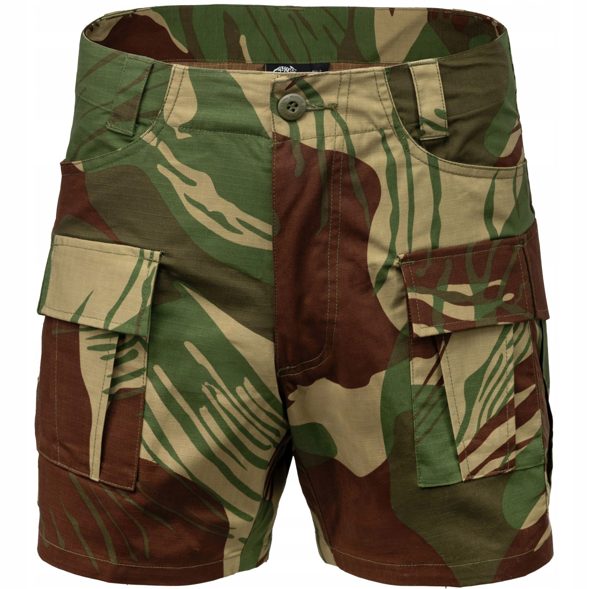 Spodenki Helikon-Tex męskie bojówki krótkie Cargo Rhodesian Camo M