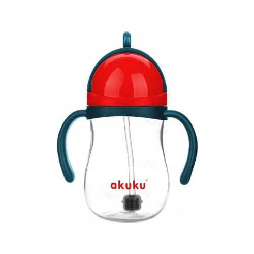 

Akuku Bidon ze słomką z odważnikiem blue/red