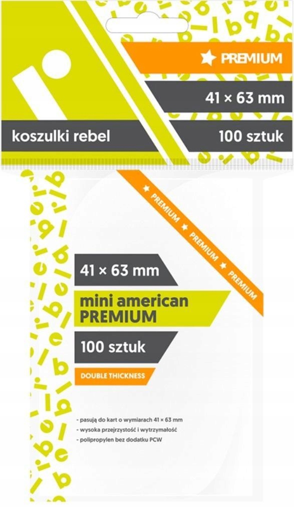 

Koszulki Mini American Premium 41X63 (100SZT)REBEL