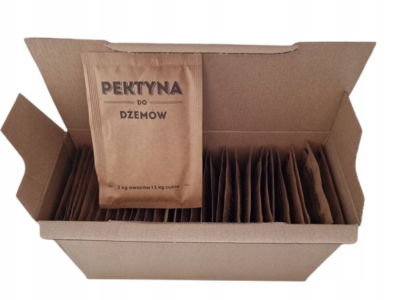 Pektyna do dżemów 30g x 35 szt Polska 1 karton zbiorczy na 70kg owoców