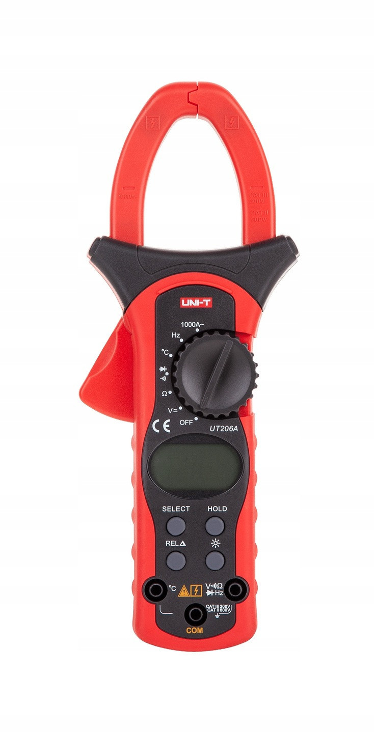 Kliešťový Merač 600V Ac-dc 1000A Ac 40MOhm 10Hz-~10MHz -40-1000stC Ncv