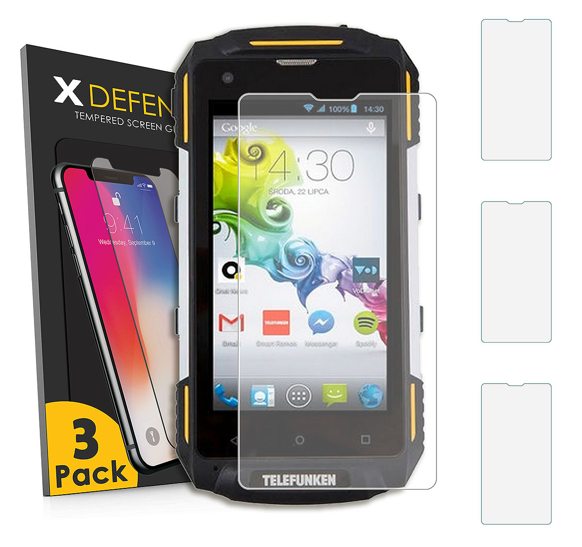 

3SZT Szkło Niepękające Do Telefunken Outdoor Lte