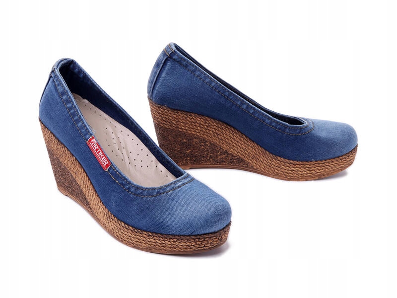Czółenka damskie Artiker Relaks 40C236 jeans r40
