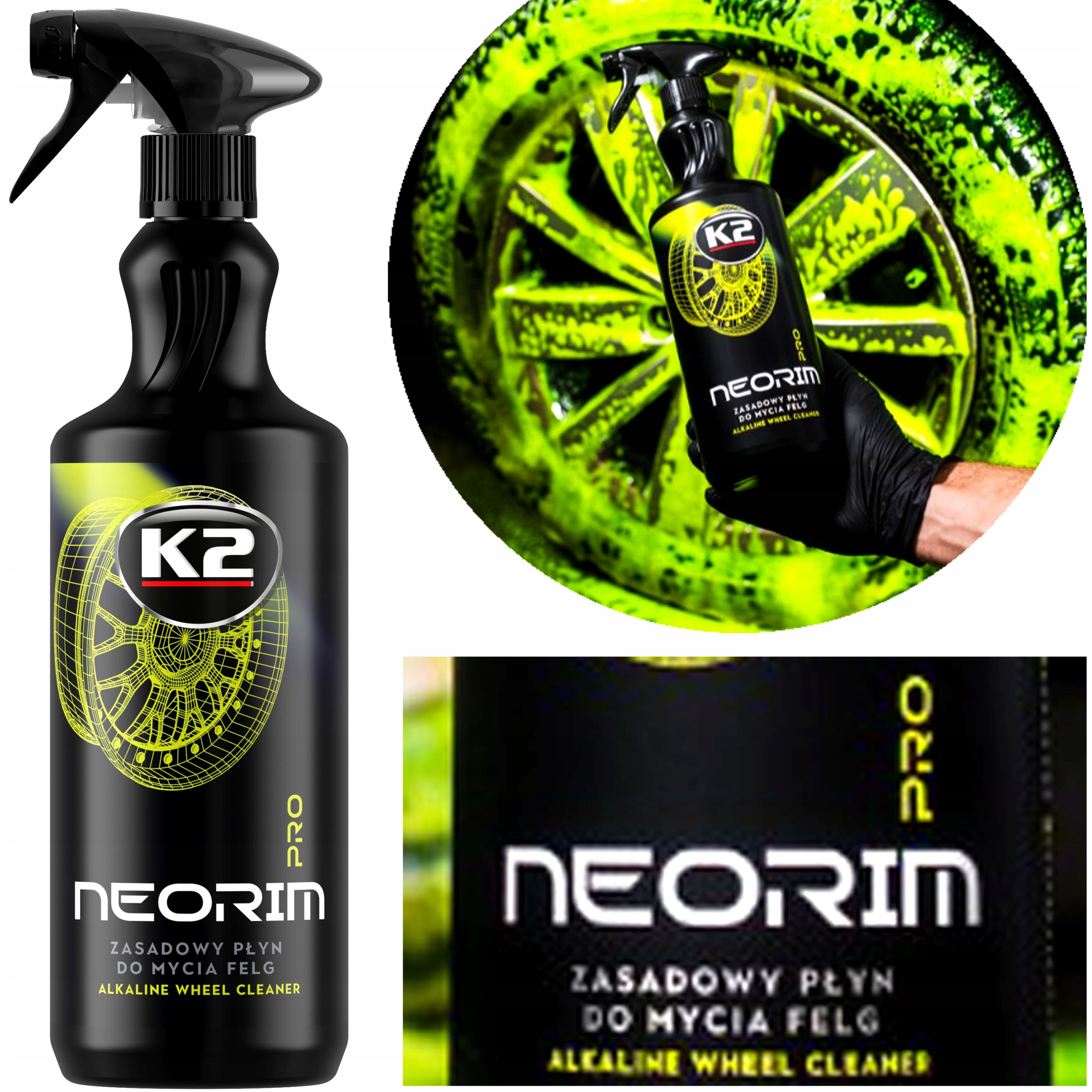 K2 Neorim Pro 1L Płyn Do Mycia Felg I Opon