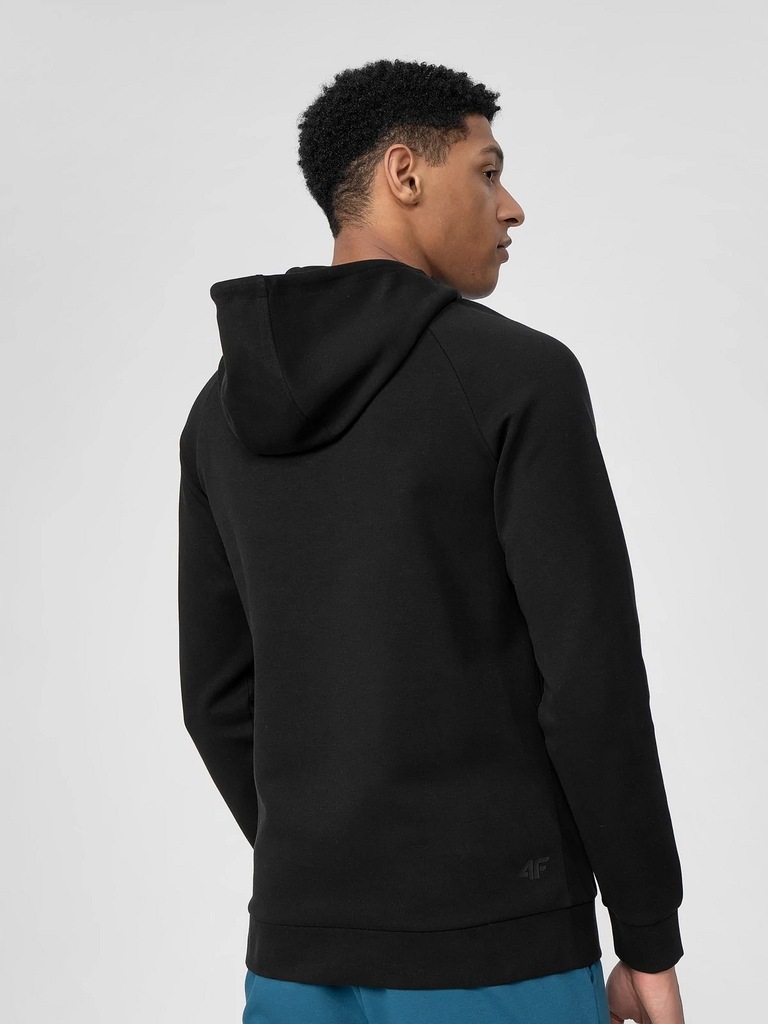 BLUZA MĘSKA 4F SPORTOWA Z KAPTUREM DRESOWA XL Rękaw długi rękaw
