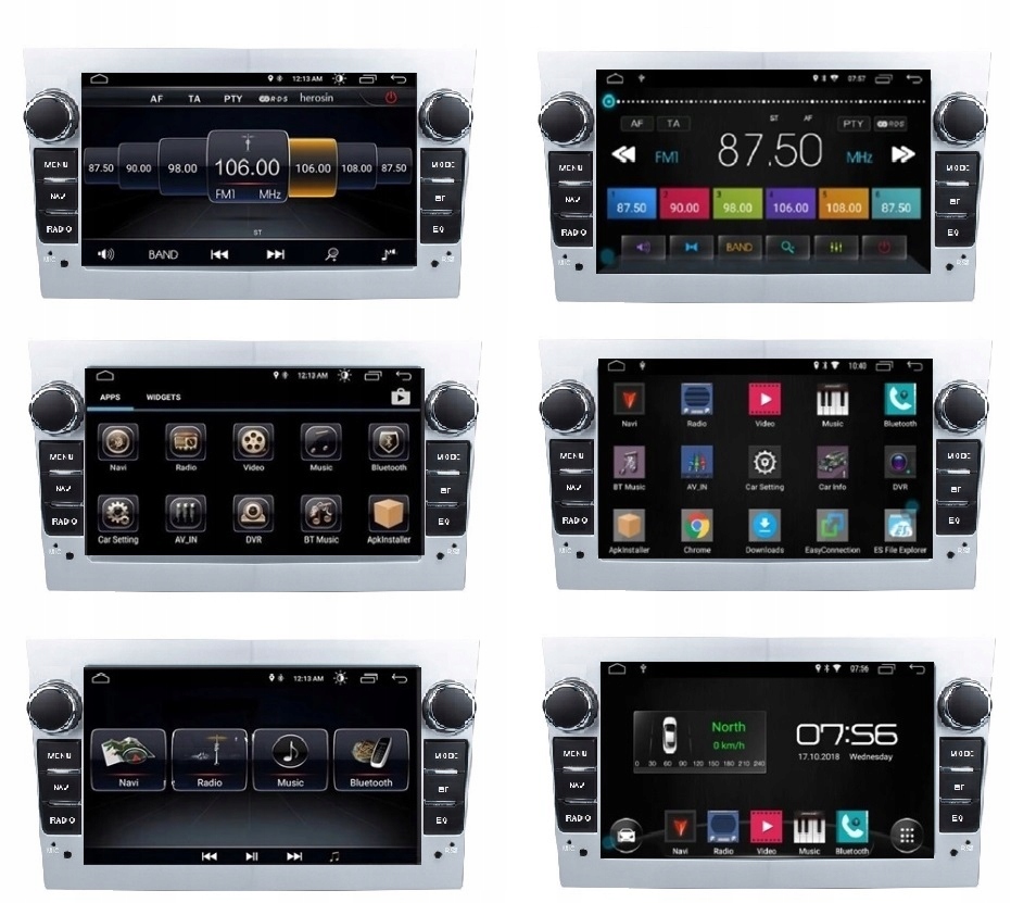 NAWI RADIO OPEL VIVARO TIGRA ASTRA ANDROID 13 DSP Komunikacja Bluetooth GPS Wi-Fi