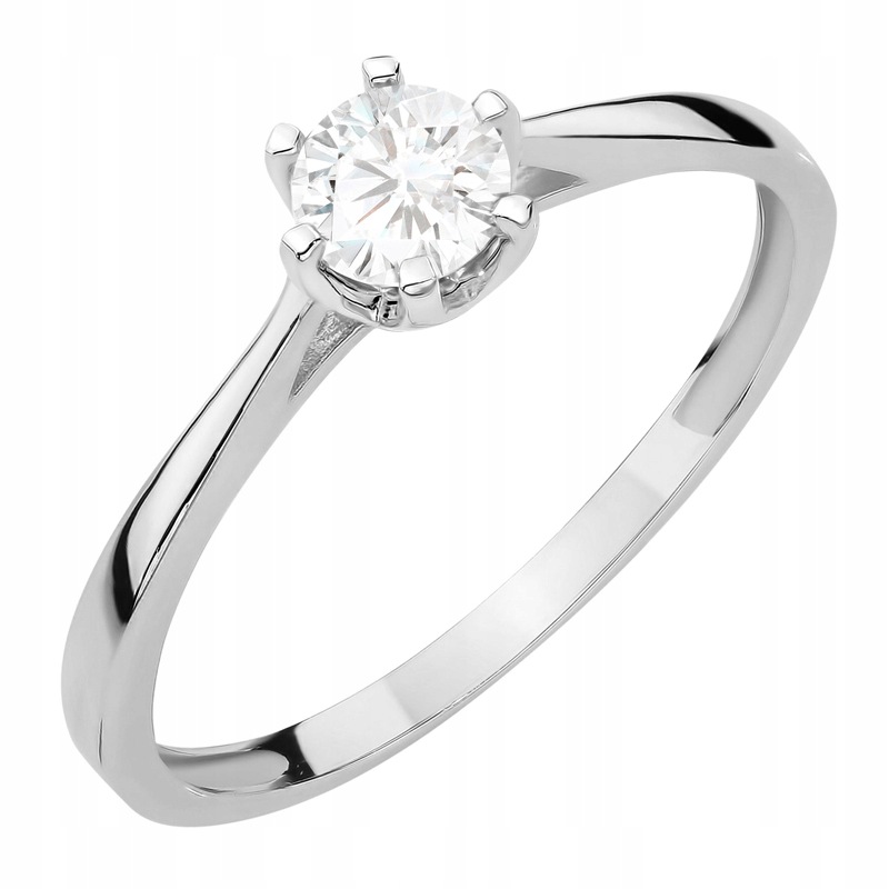 Zlatý Prstýnek pr. 585 14k s laboratorním diamantem 0,25ct Gravírování