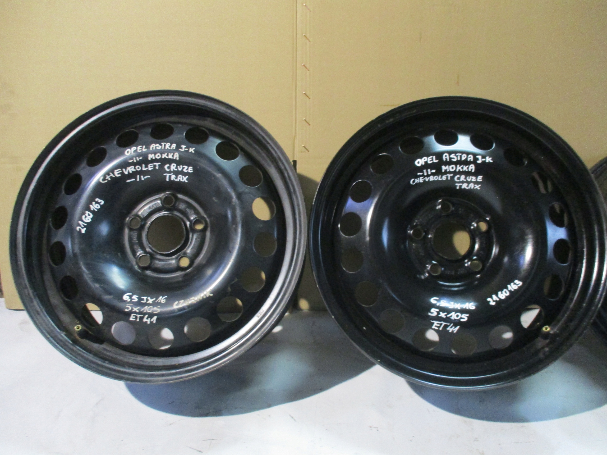 CERCHI Ferro Astra J K Mokka 6,5 16 5x105 ET41