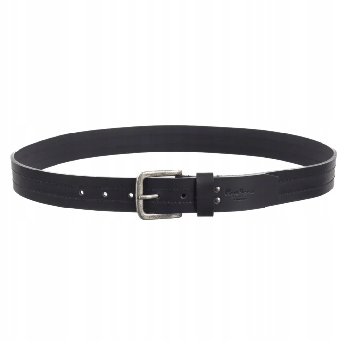 Pánský Pásek Pepe Jeans Clinton Belt Black PM021059 Černý