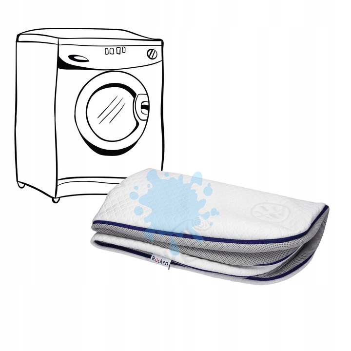 Materac Rucken BASIC do łóżeczka 120x60 Tencel 2w1 Marka RUCKEN