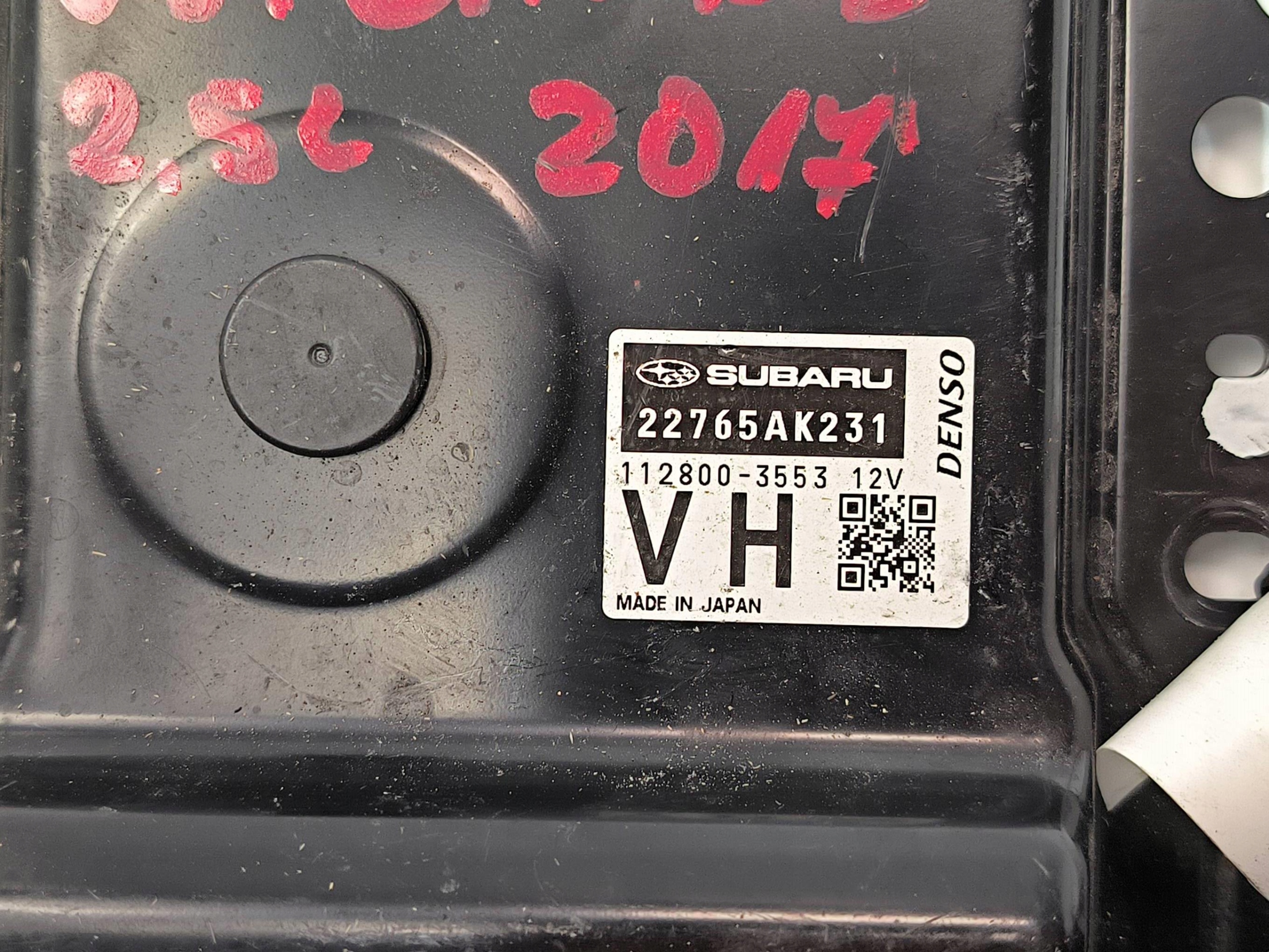 computer Motore ECU 22765AK231 SUBARU OUTBACK