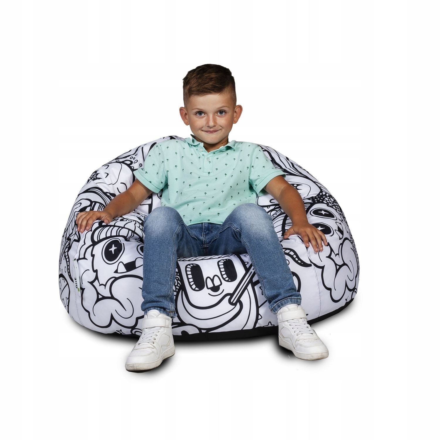 Piękna Pufa Sakwa M Modern Poliester DG48/NC14