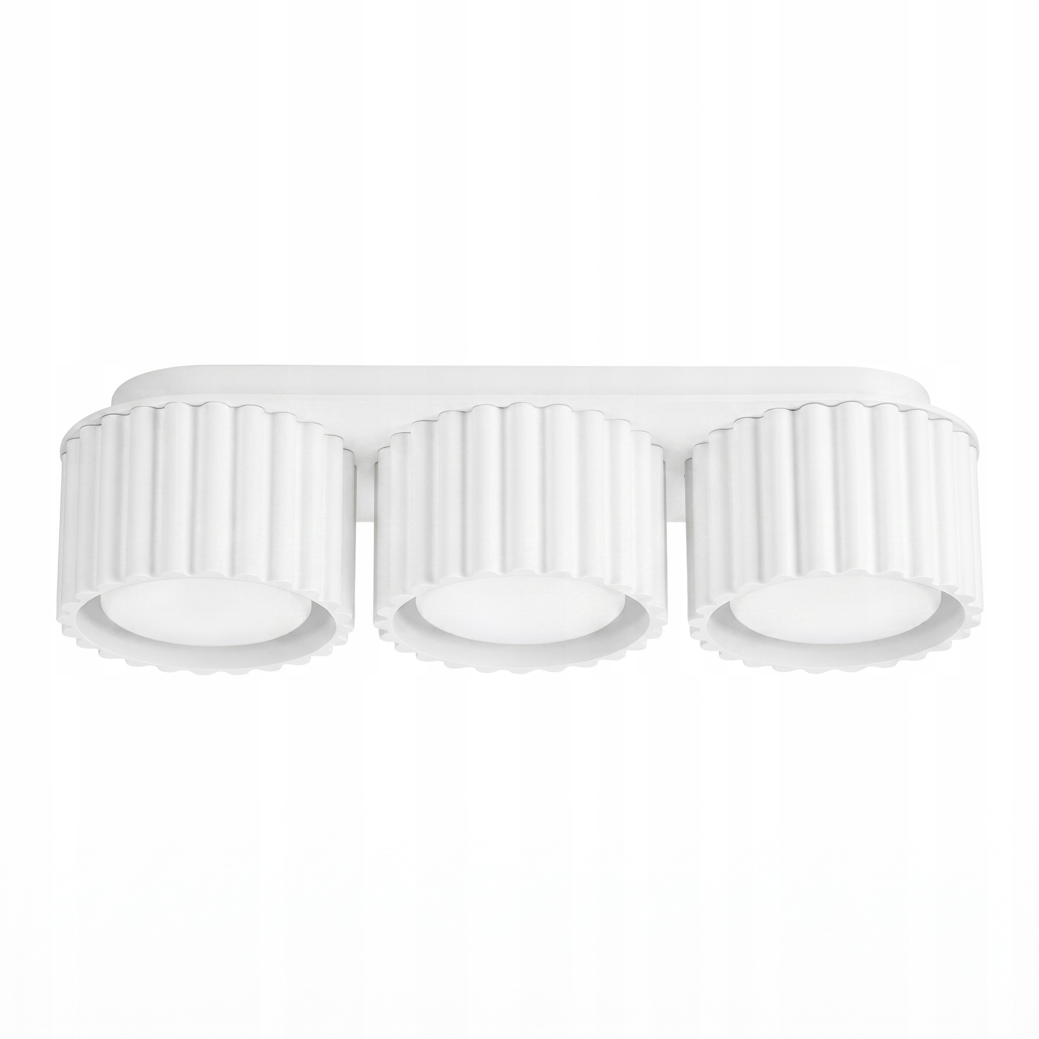 Plafon Aura 3 biały Gx53 design nowoczesny do salonu i jadalni Sollux led