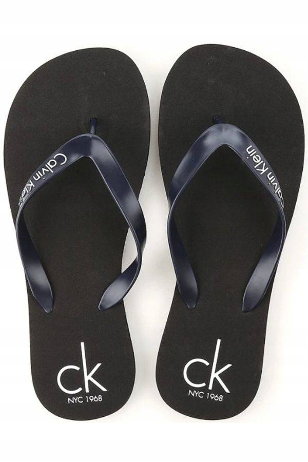 Pánské Žabky Calvin Klein KM0KM00205 Černé Shoes: 37/38