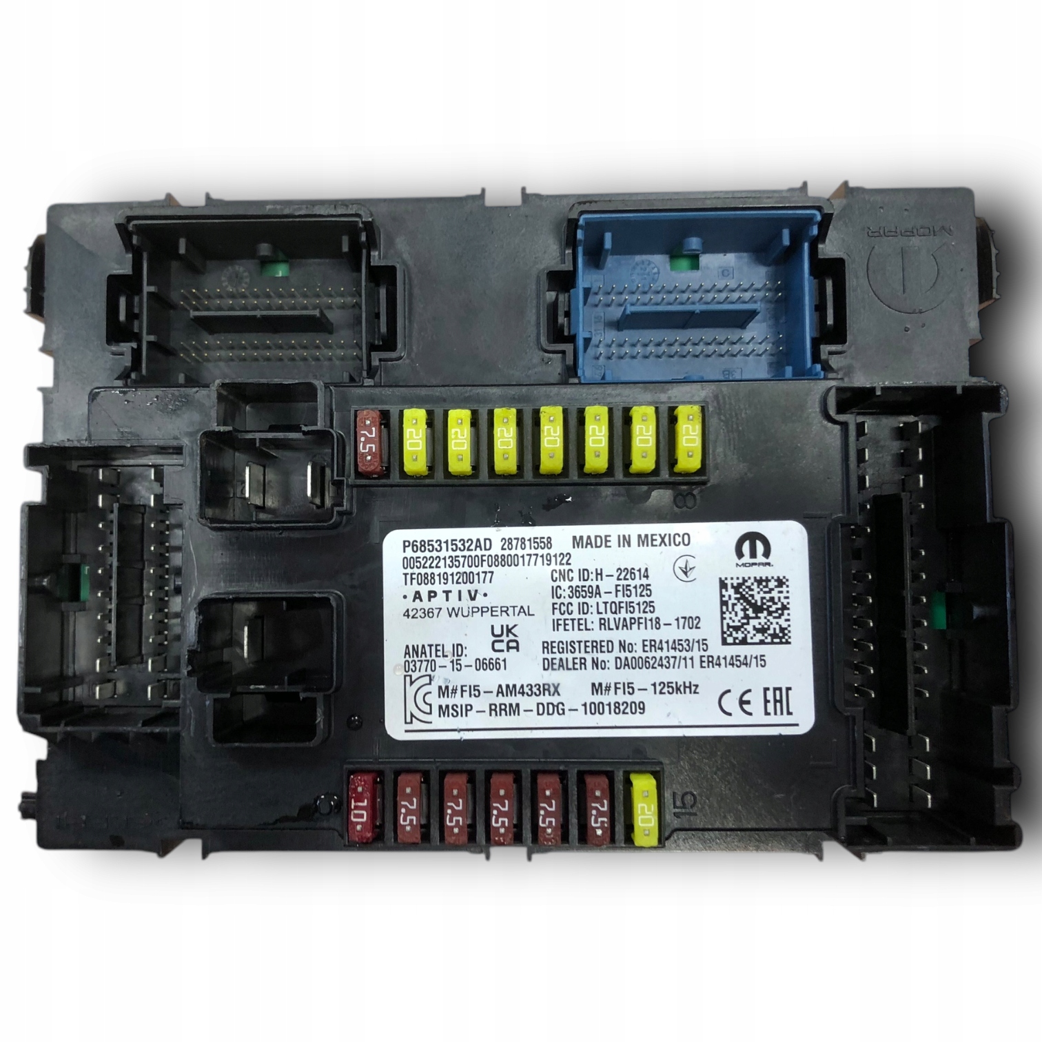 JEEP COMPASS MODUŁ STEROWNIK BSI P68531532AD